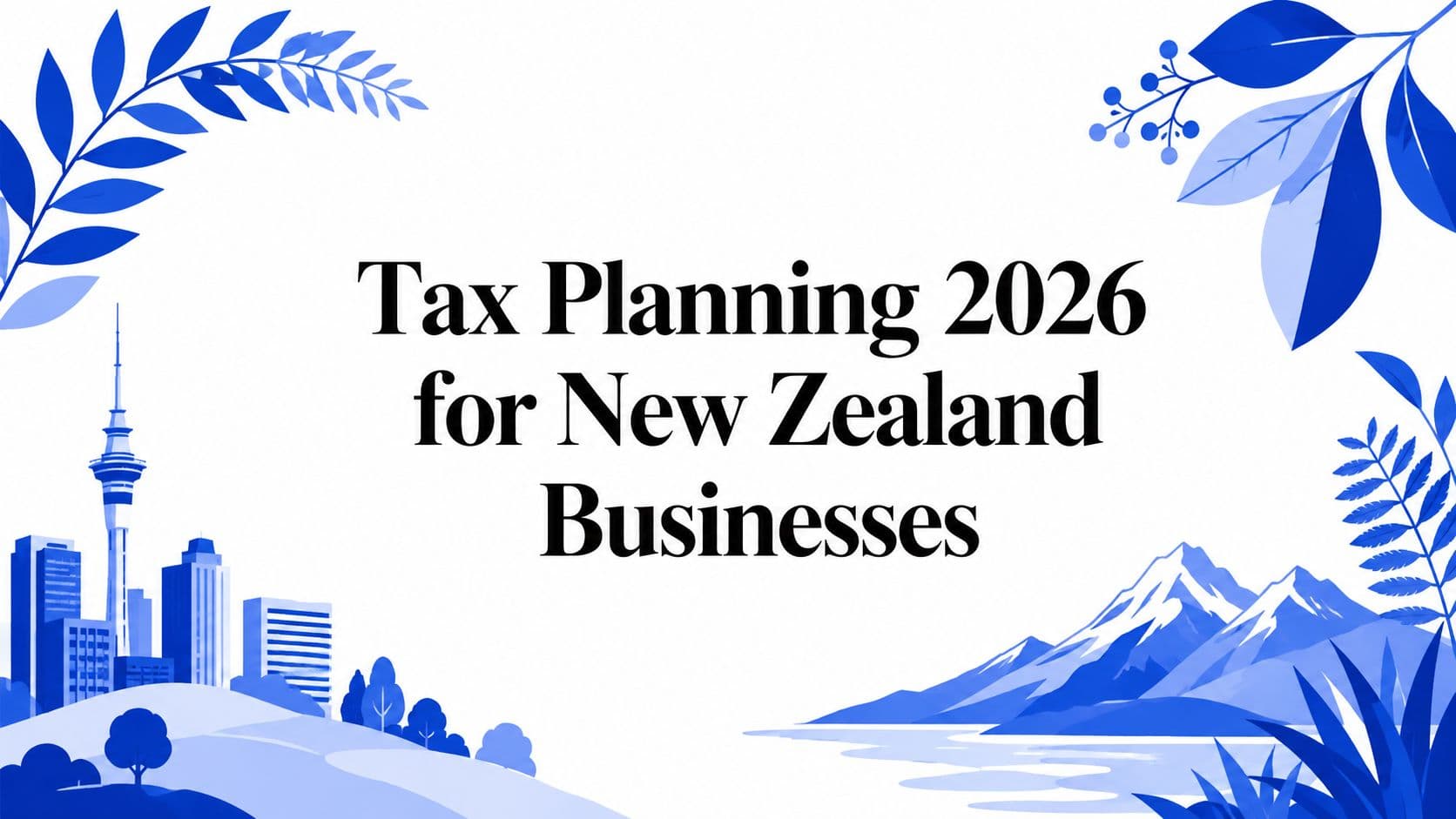Tax Planning 2026 for New Zealand Businesses