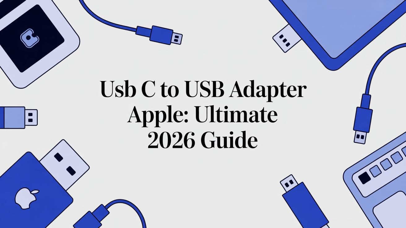 USB C to USB Adapter Apple: Ultimate 2026 Guide