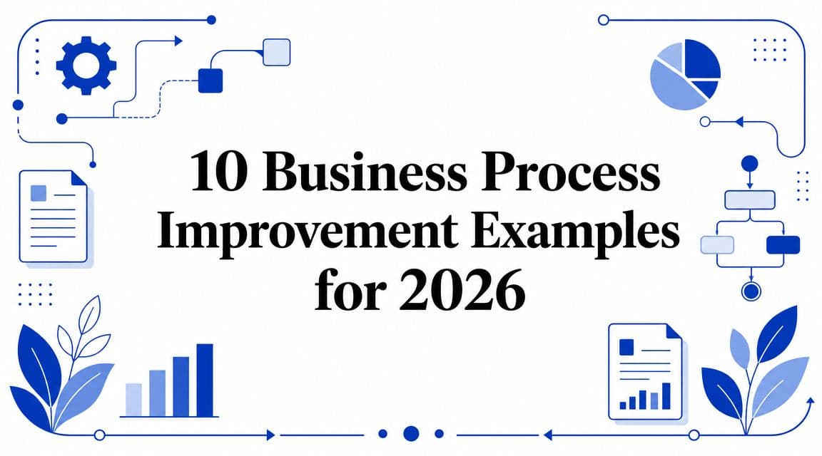10 Business Process Improvement Examples for 2026