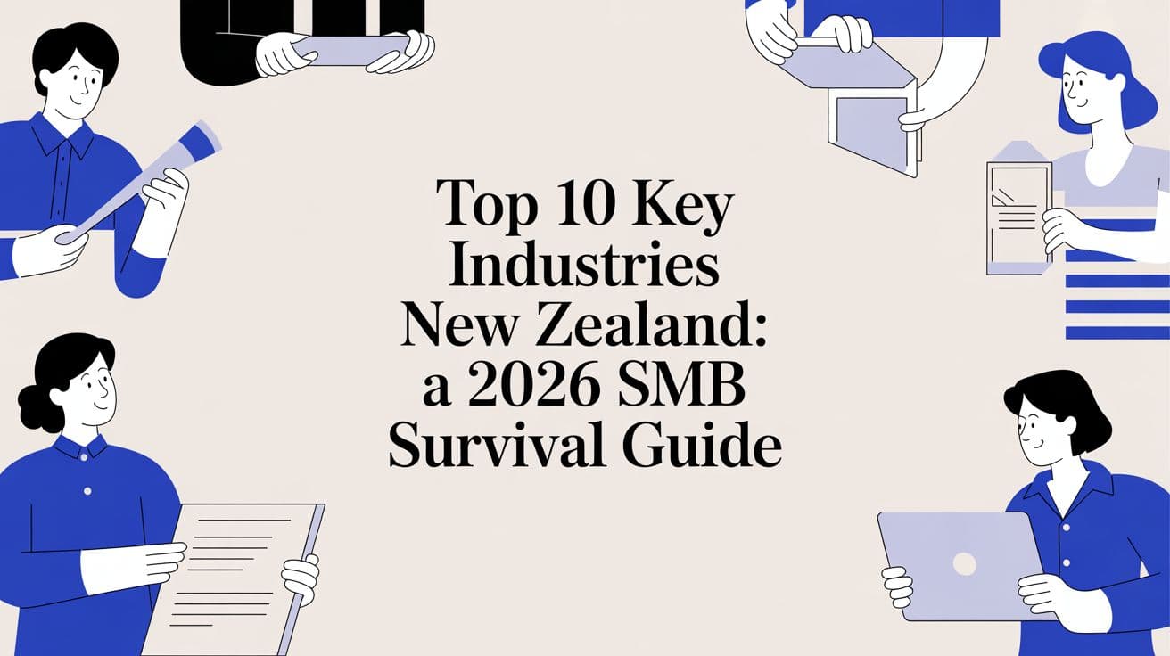 Top 10 Key Industries New Zealand: A 2026 SMB Survival Guide
