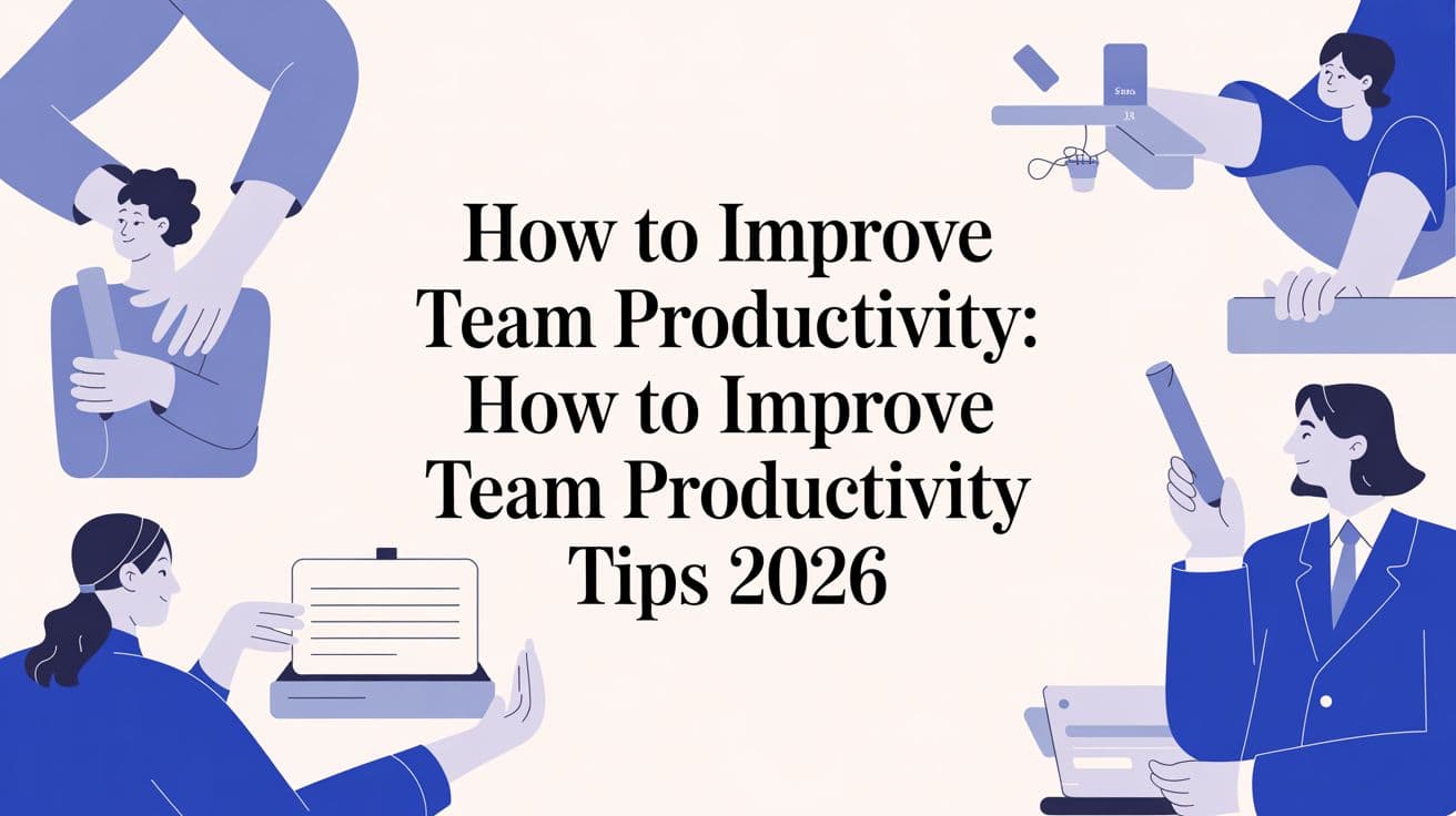 How to Improve Team Productivity: how to improve team productivity tips 2026