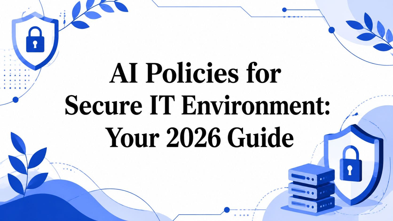 AI Policies for Secure IT Environment: Your 2026 Guide