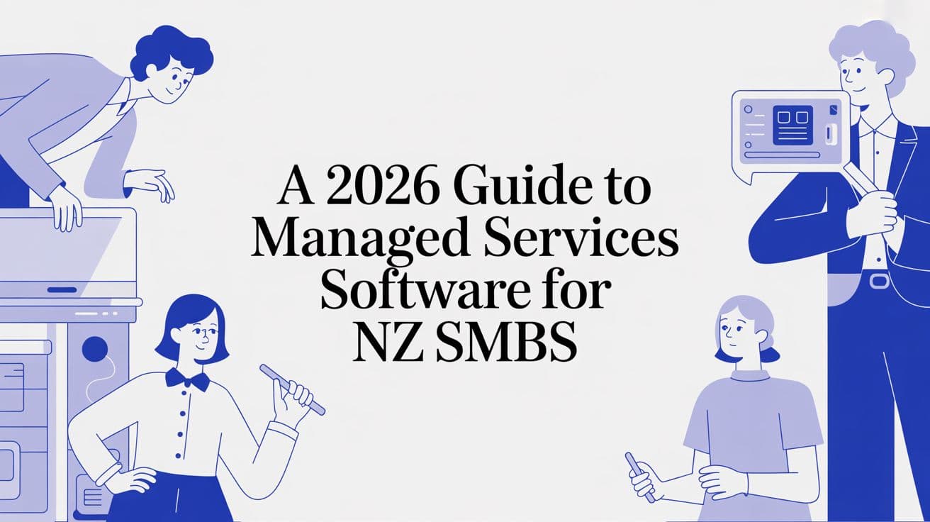A 2026 Guide to Managed Services Software for NZ SMBs